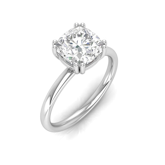 SQUARE CUSHION DOUBLE PRONGS