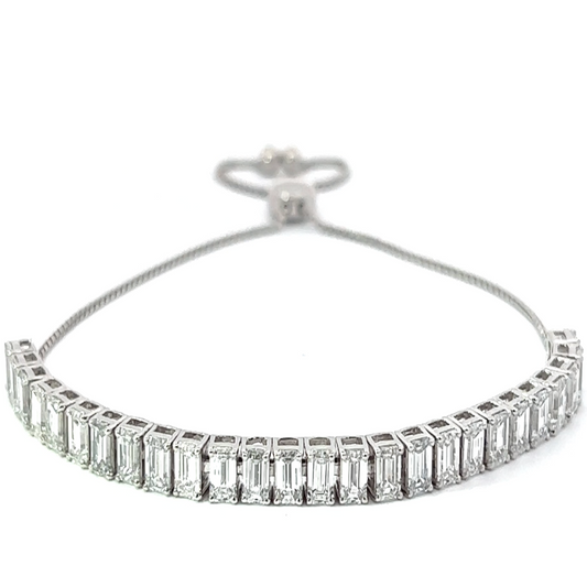 8CTTW LAB GROWN EMERALD BRACELET