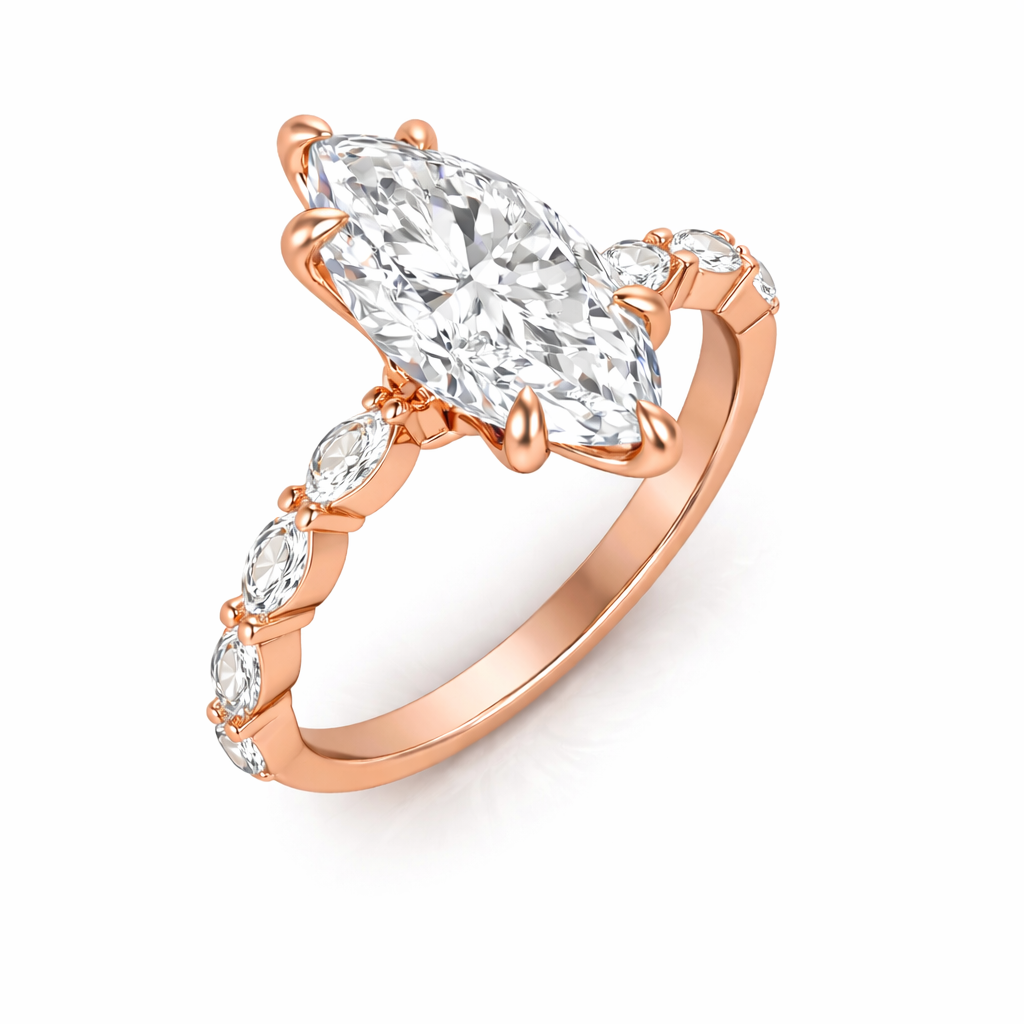 SIX PRONG MARQUISE