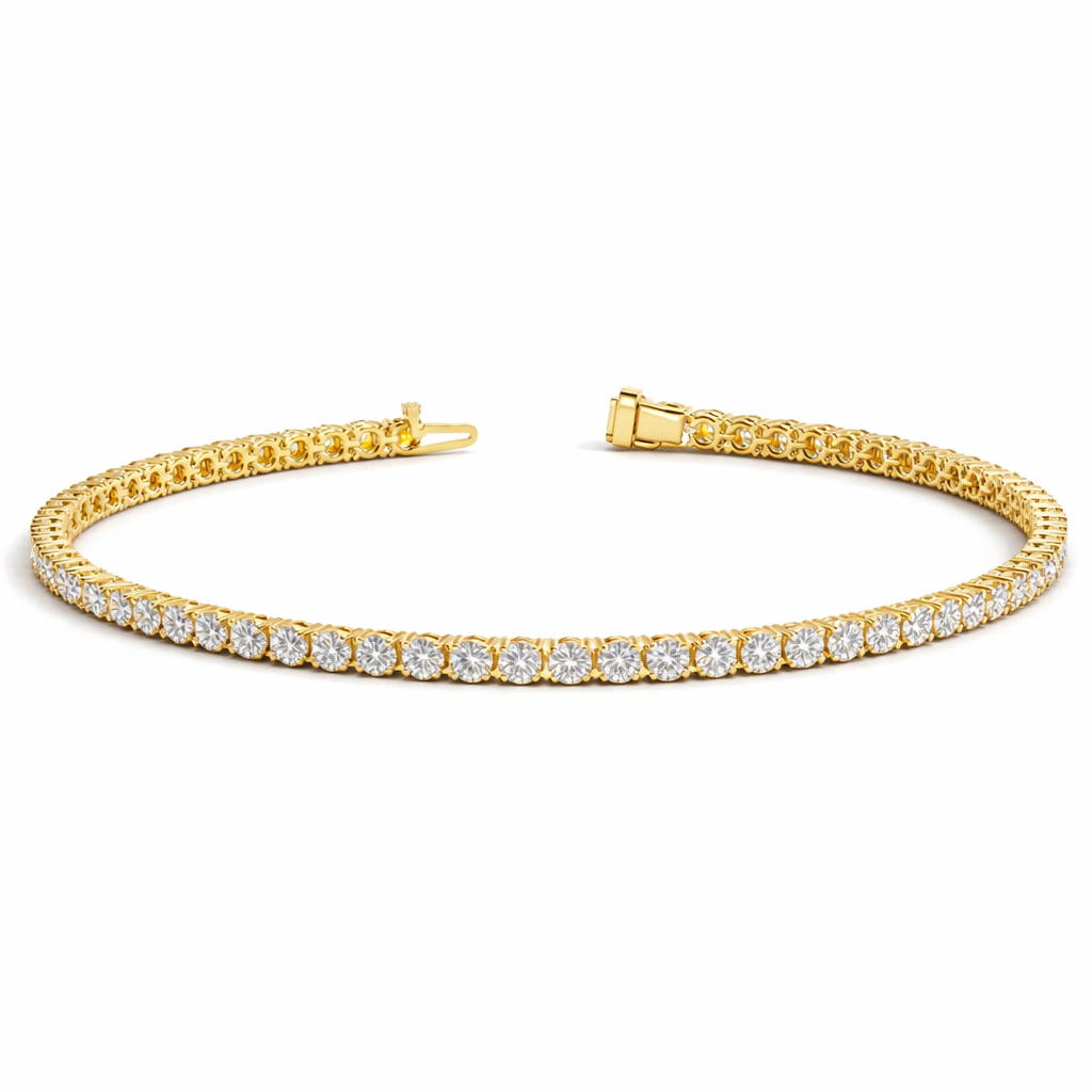 ROUND LAB GROWN TENNIS BRACELET